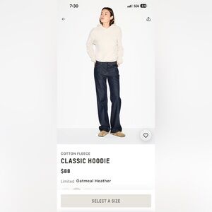 SKIMS light pink Classic Hoodie